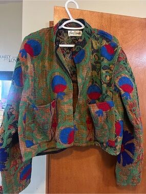 Kantha Bomber jacket